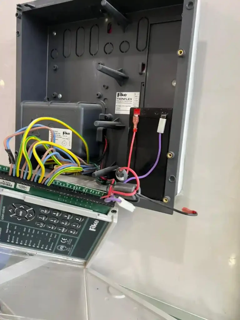 Before-Fire-alarm-panel-backup-battery-installation